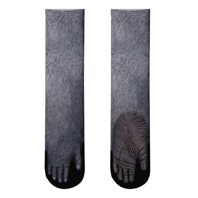 Adult Animal Paw Socks