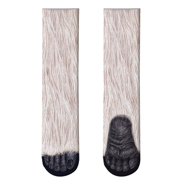 Adult Animal Paw Socks