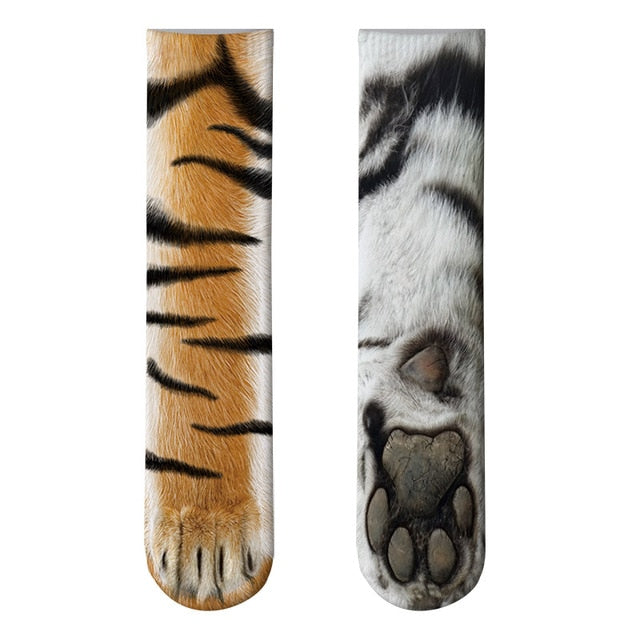 Adult Animal Paw Socks