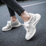 Krazing Pot 2019 genuine leather platform top quality lace up round toe casual plus size ribbon decoration vulcanized shoes L5f2