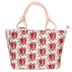 Women's Casual Printed Canvas Tote Handbag