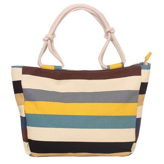 Women's Casual Printed Canvas Tote Handbag