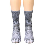 Children Dog Horse Zebra Tiger Cat Paw Cute Socks