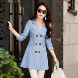 Microfiber Women's Trench Coat