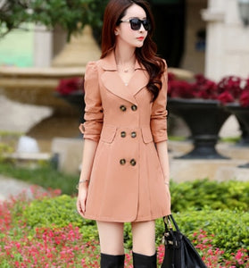 Microfiber Women's Trench Coat