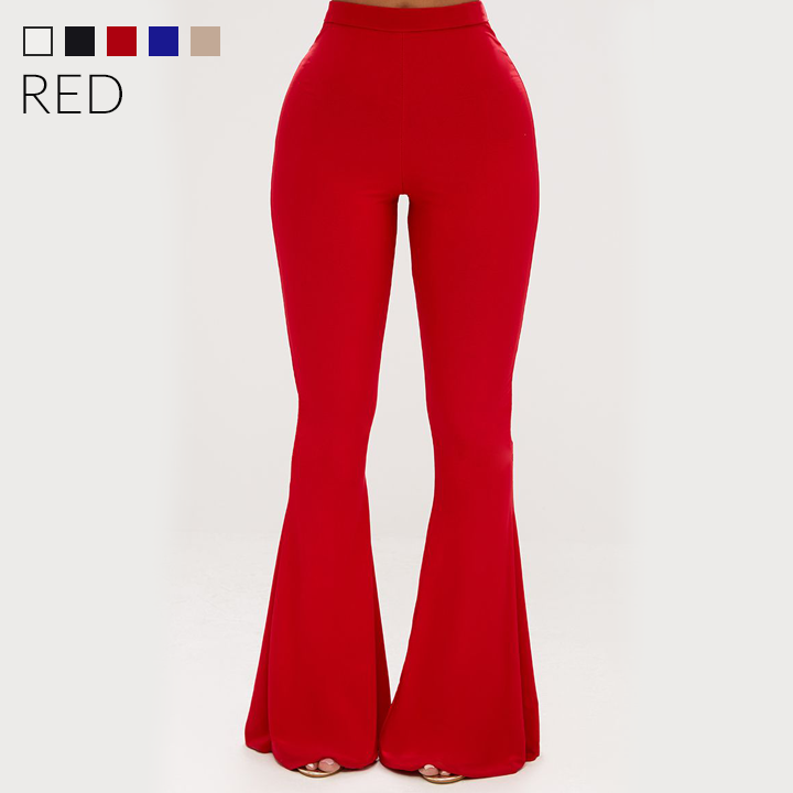 Comfy Stretch Flared Trousers