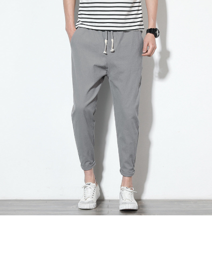 Men's Cotton Linen Casual Pants