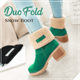 Suede Vamp Duo Fold Boots