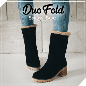 Suede Vamp Duo Fold Boots