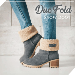 Suede Vamp Duo Fold Boots