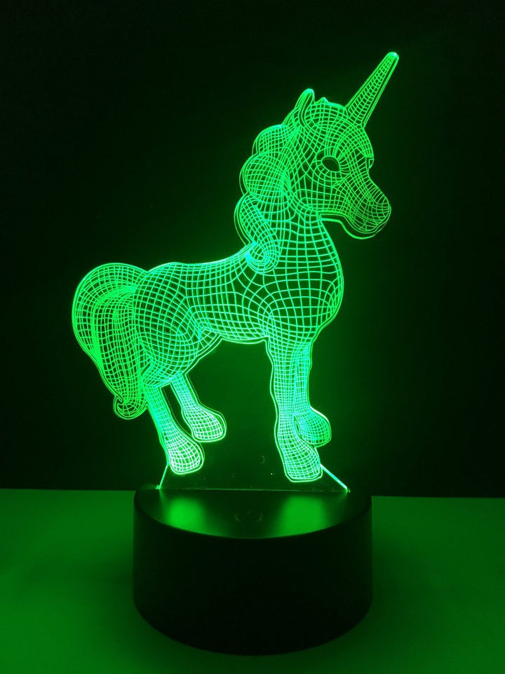 3D Color Change Unicorn LED Nightlight