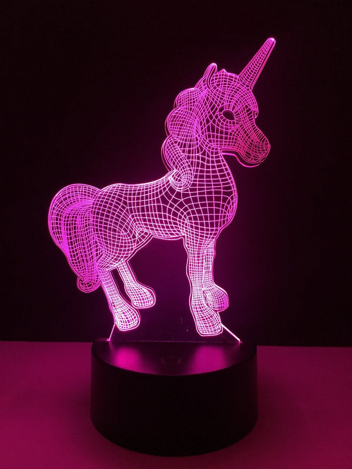 3D Color Change Unicorn LED Nightlight
