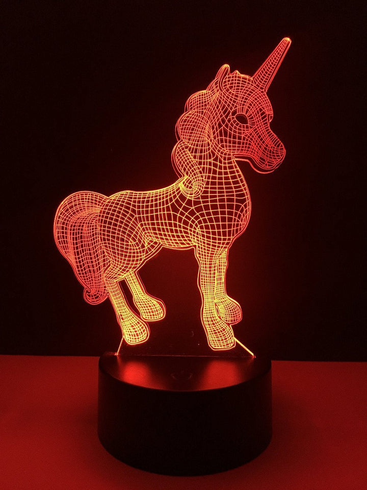 3D Color Change Unicorn LED Nightlight