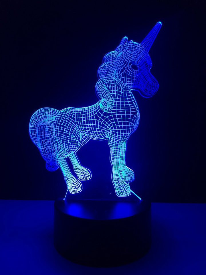 3D Color Change Unicorn LED Nightlight