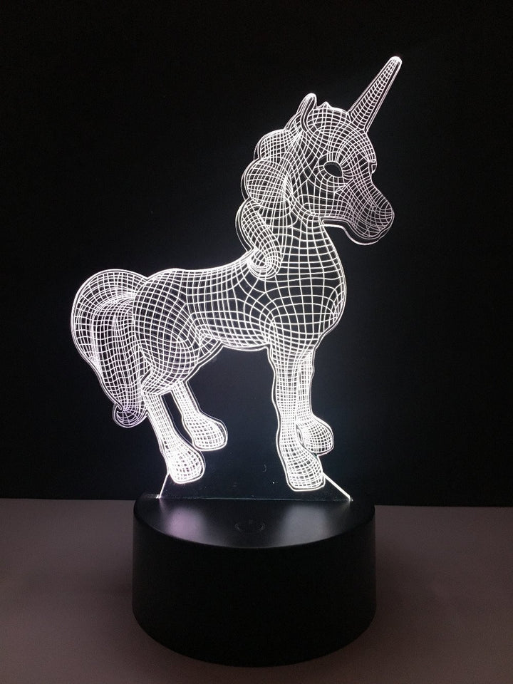 3D Color Change Unicorn LED Nightlight
